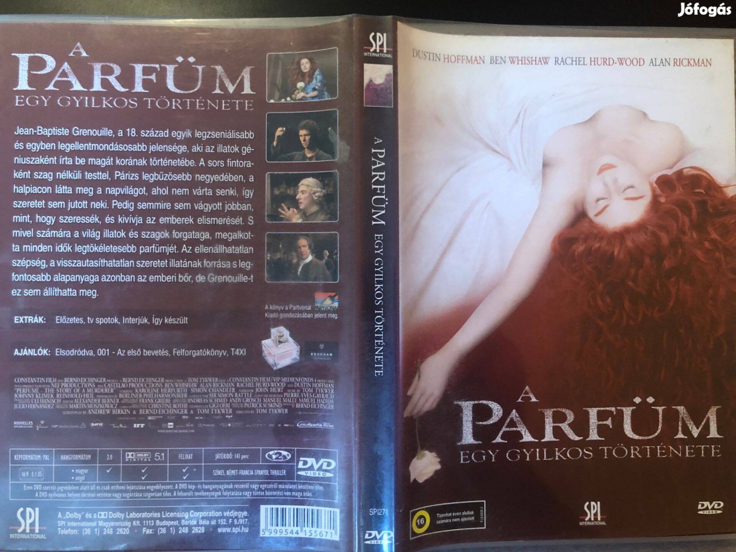 A parfüm Egy gyilkos története (karcmentes) DVD