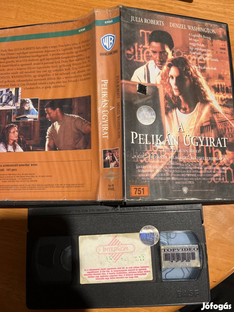 A pelikán ügyirat vhs 