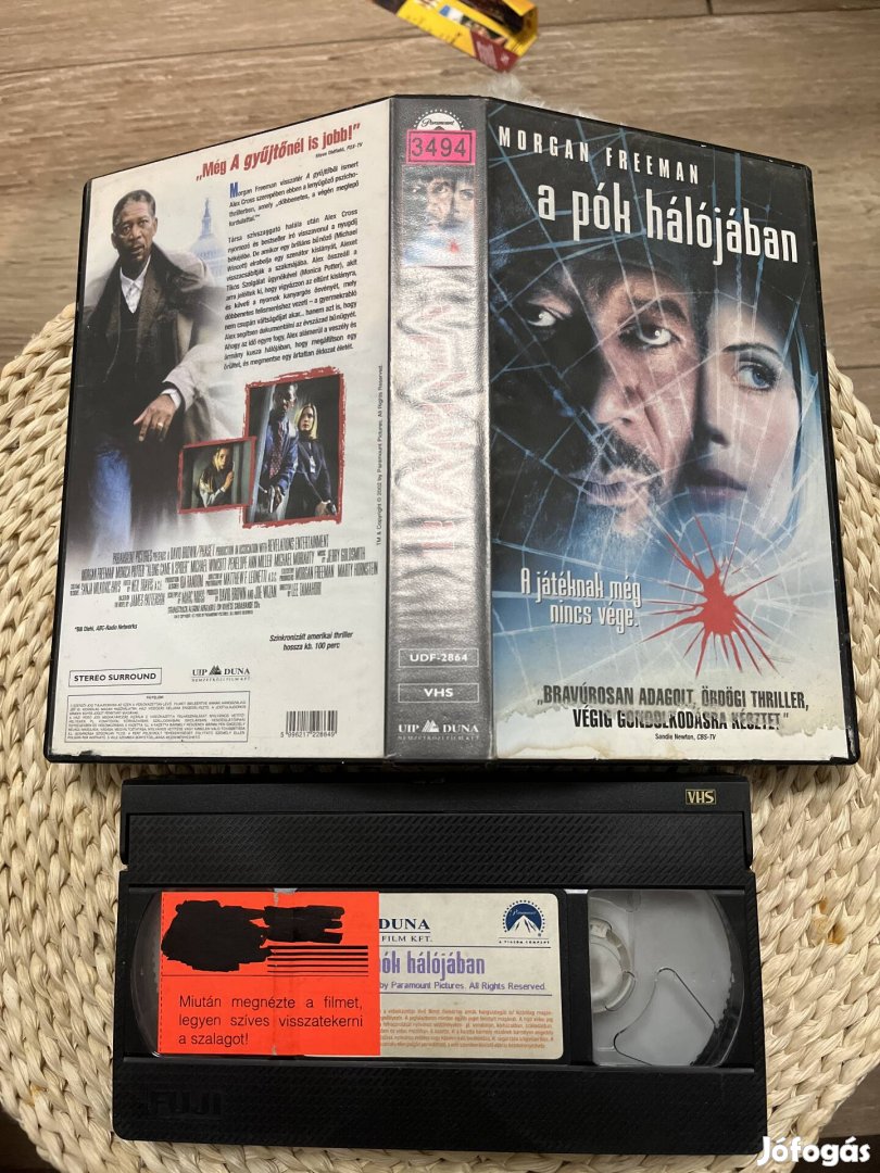 A pók hálójában vhs film