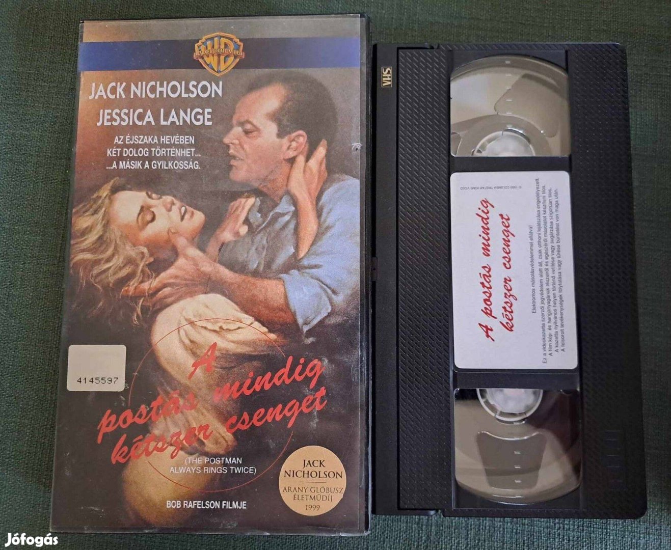 A postás mindig kétszer csenget VHS