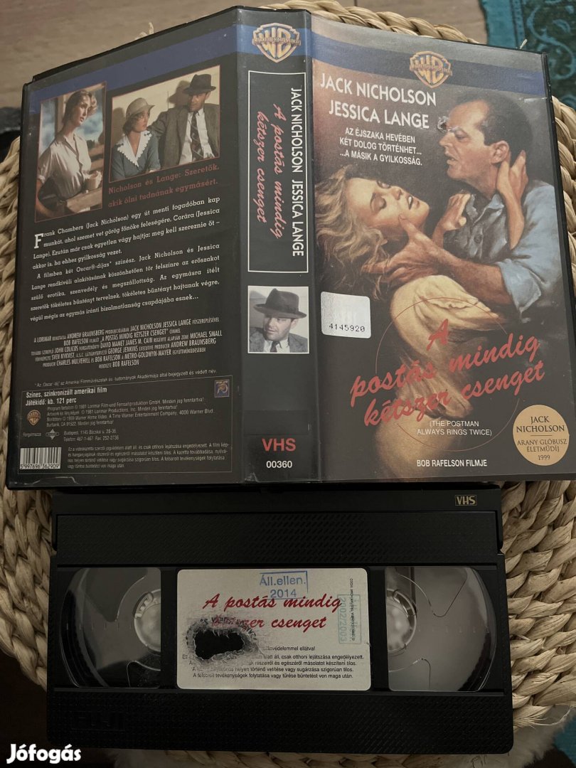 A postás mindig kétszer csenget vhs