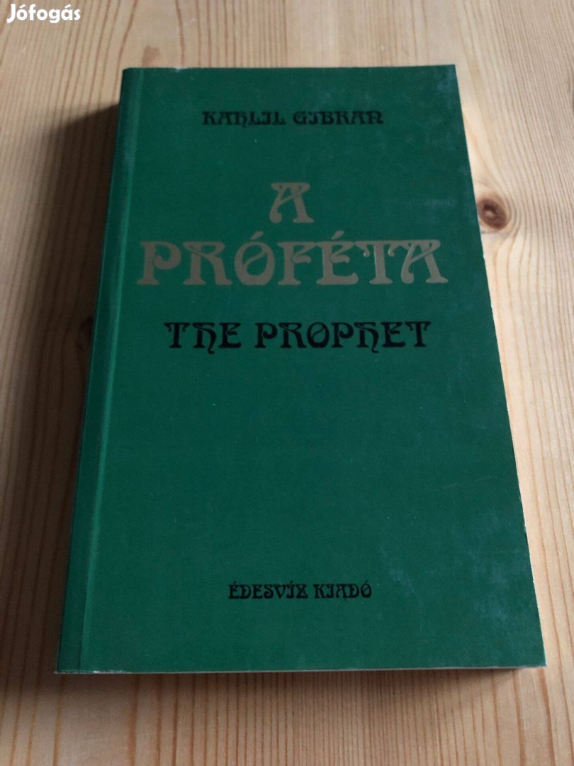 A próféta - Kahlil Gibran könyv