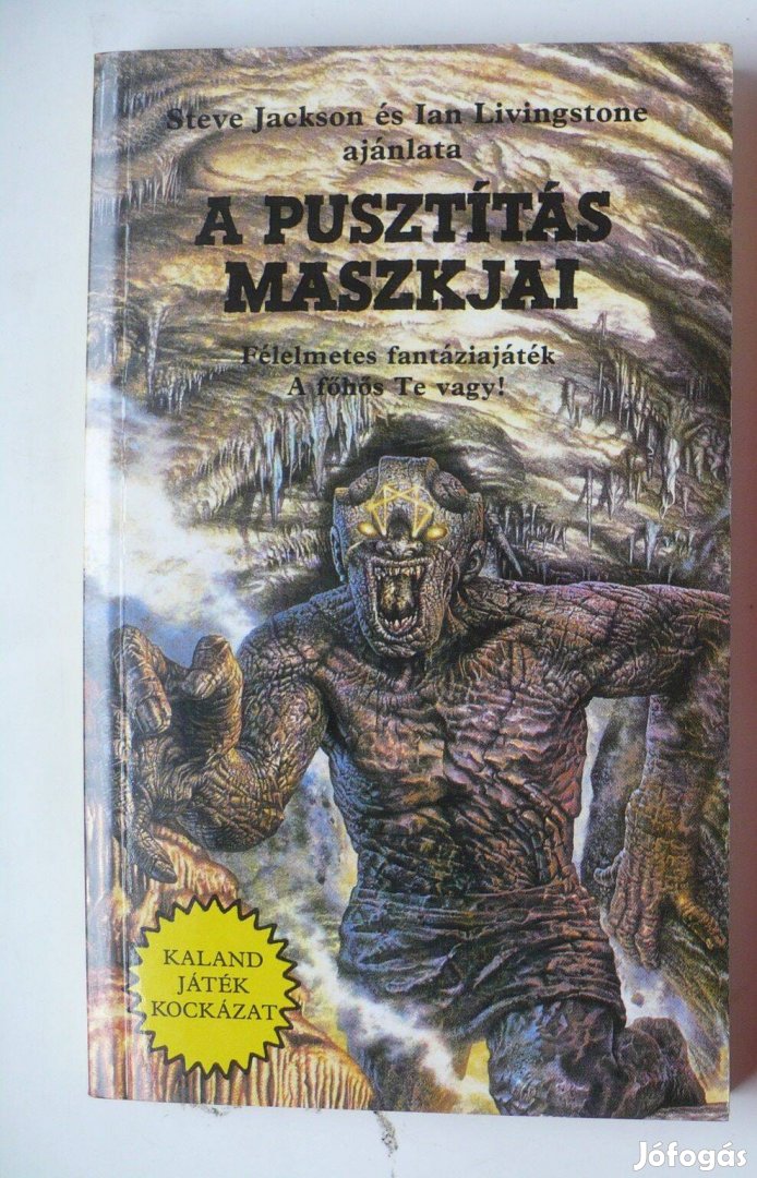 A pusztítás maszkjai (Kaland Játék Kockázat könyv)