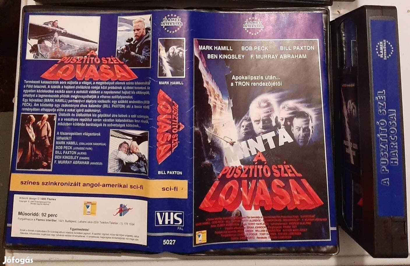 A pusztitó szél lovasai - sci- fi vhs - Mark Hamill