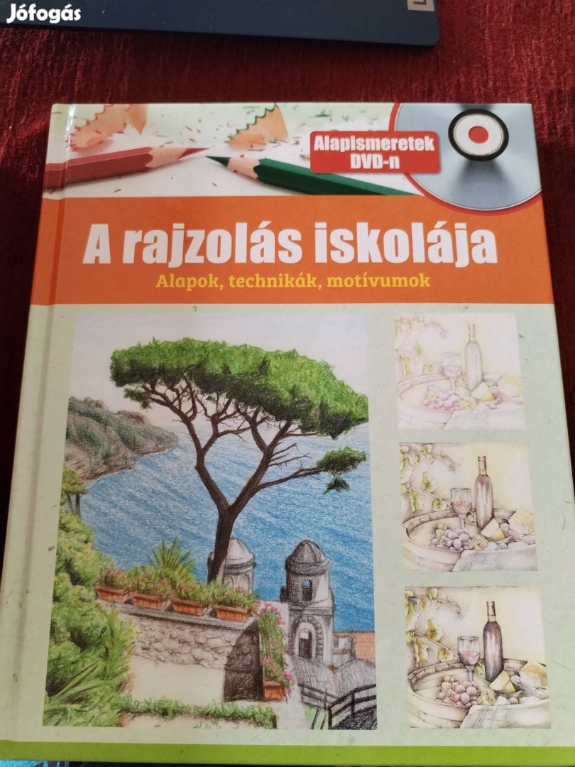 A rajzolás iskolája Komet Verlag új könyv dvd-vel