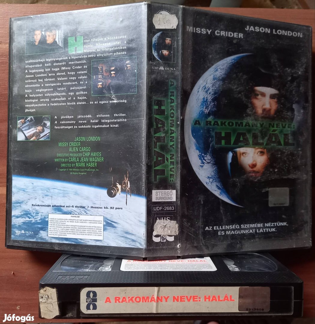 A rakomány neve: halal - thriller vhs