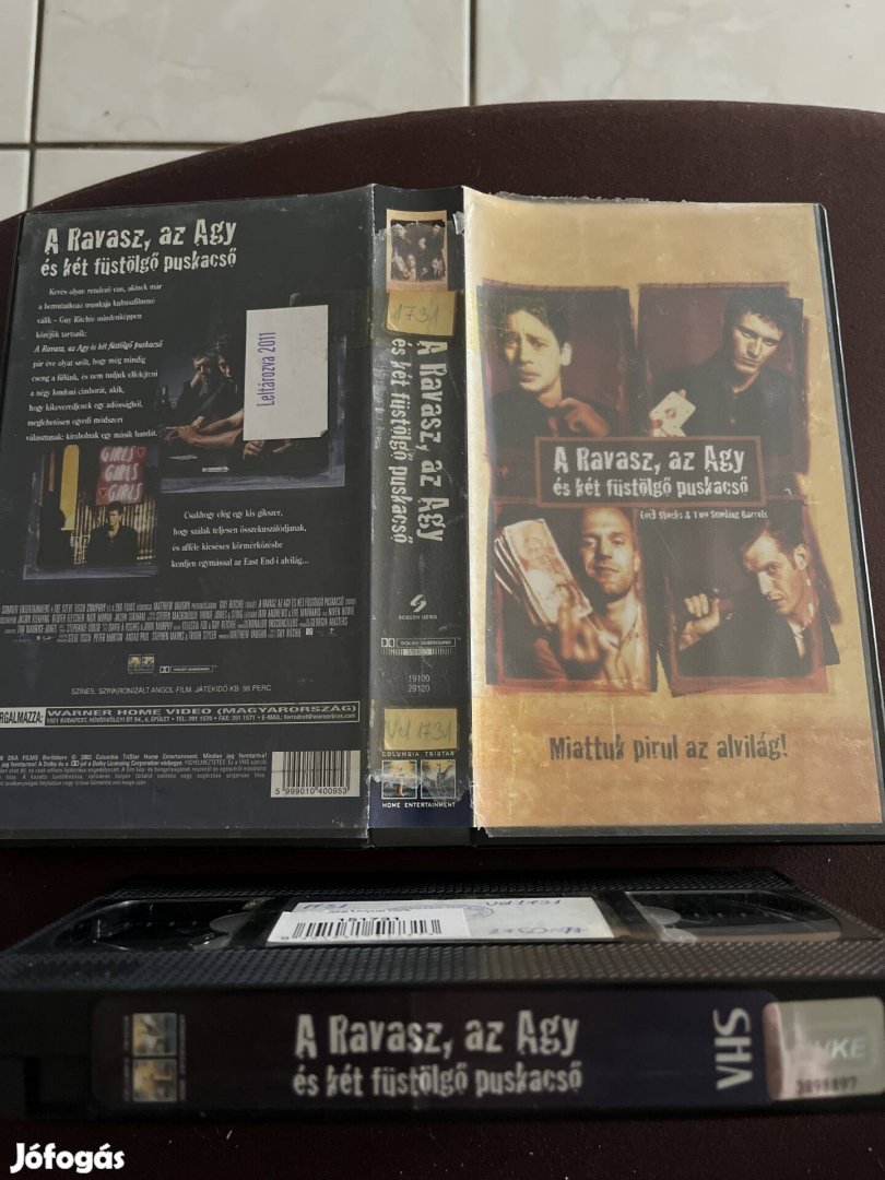 A ravasz az agy és két füstölgő puskacső vhs kistok kaland