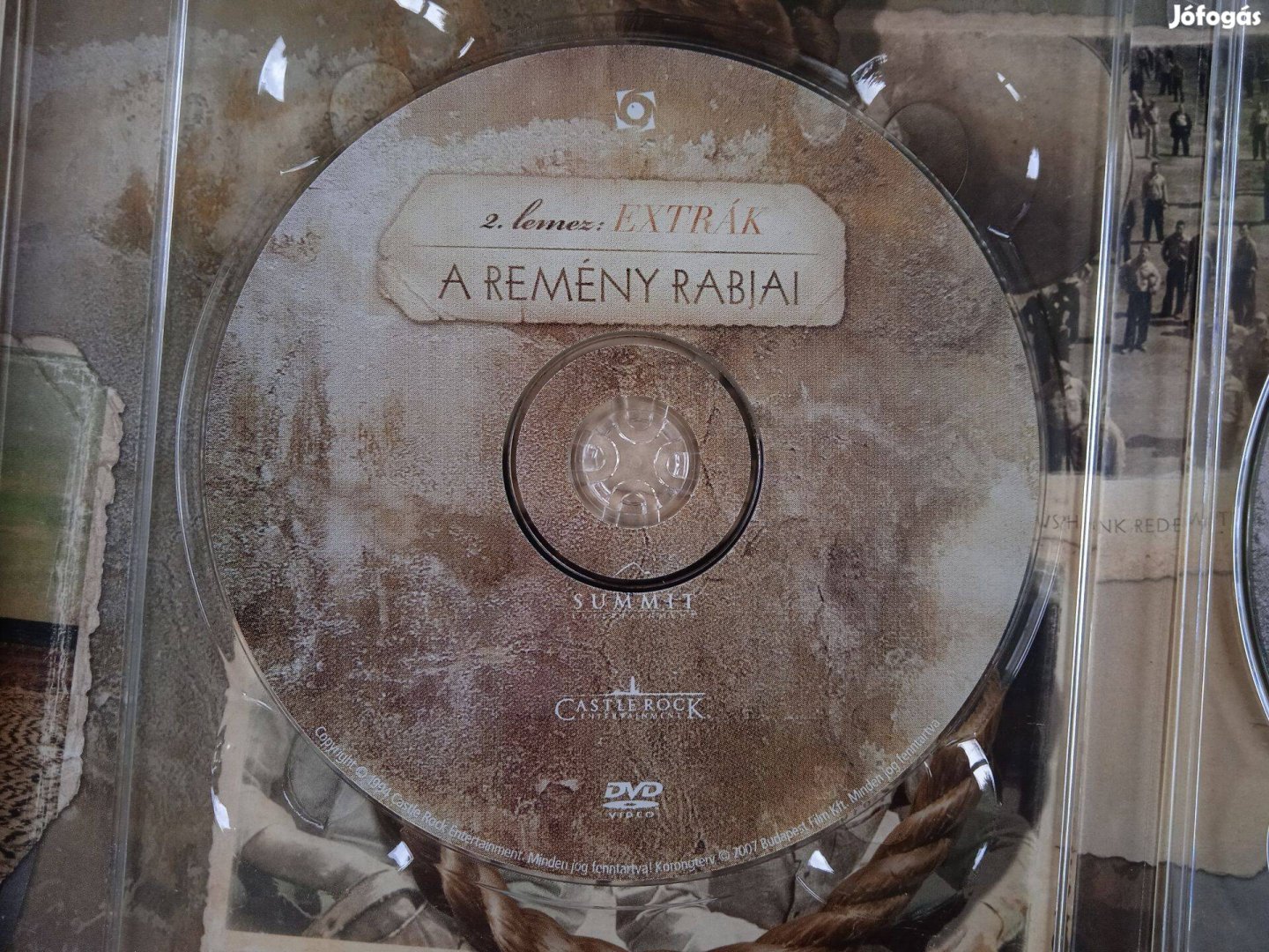 A remény rabjai - extra DVD lemez