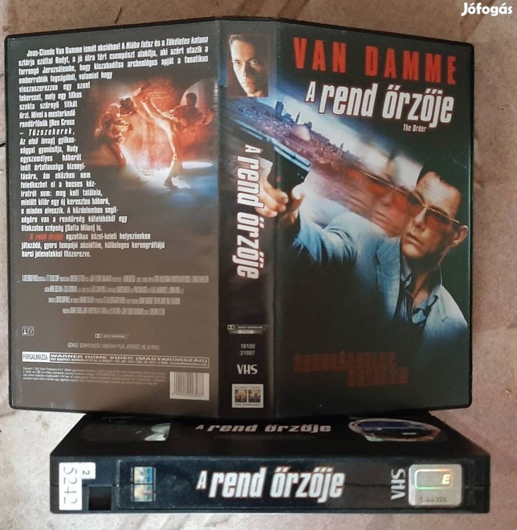 A rend őrzője - akció vhs- Jean- Claude van Damme