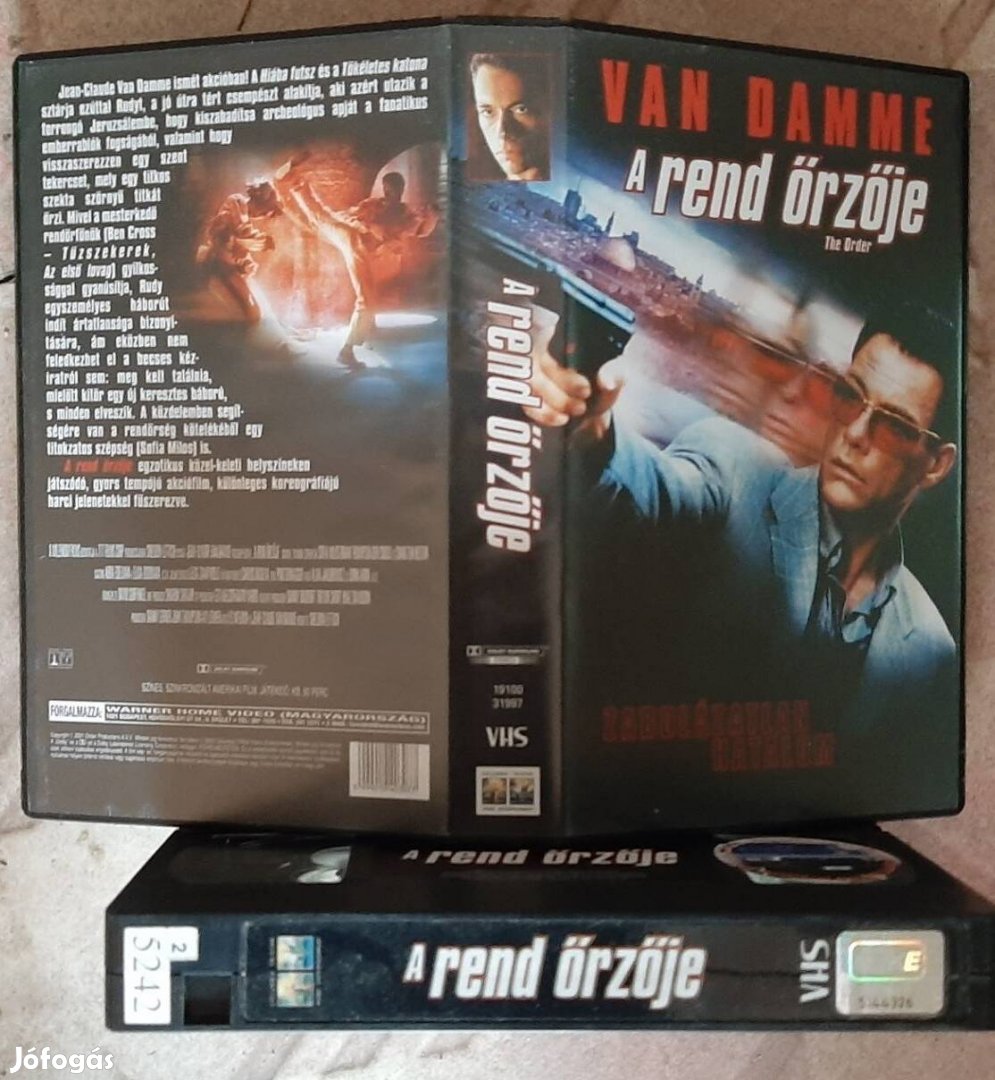 A rend őrzője - akció vhs - Jean Claude van Damme