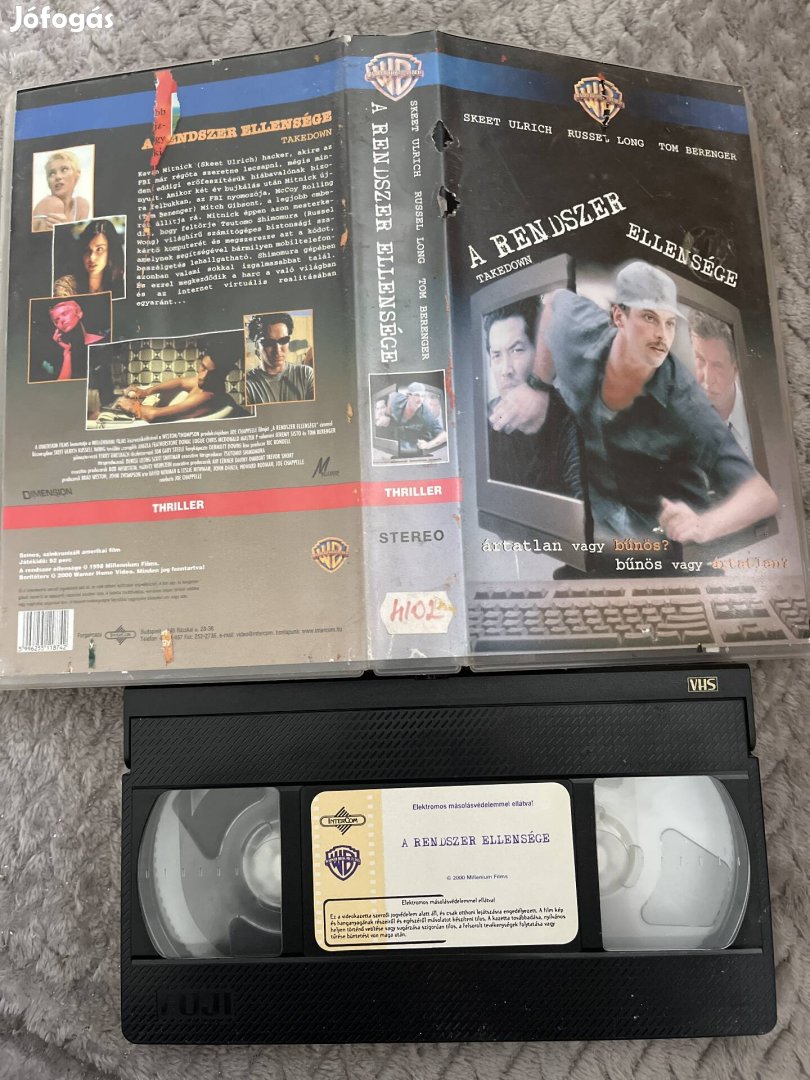 A rendszer ellensége vhs kistok thriller