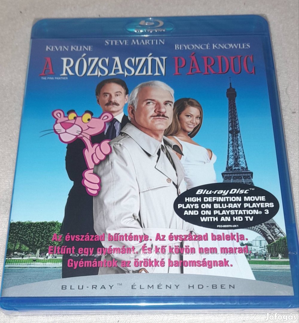 A rózsaszín párduc Bontatlan Magyar Kiadású Blu-ray 
