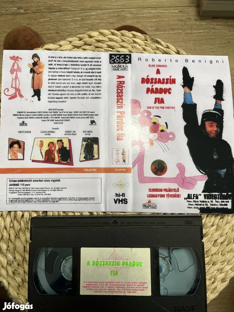 A rózsaszín párduc fia vhs m