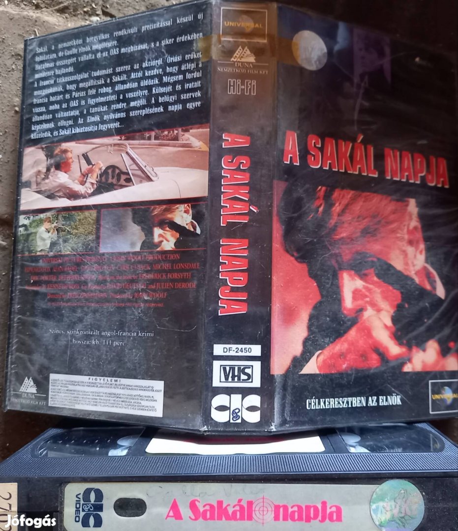 A sakál napja - krimi vhs - Edward Fox