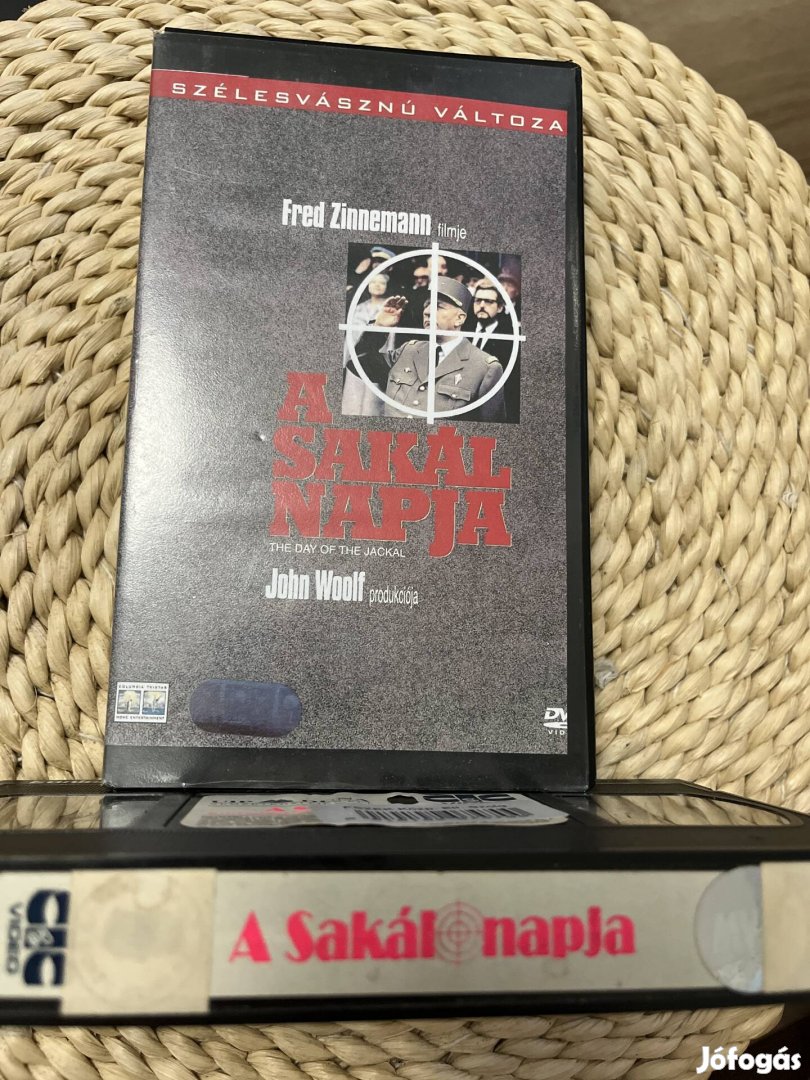 A sakál napja vhs