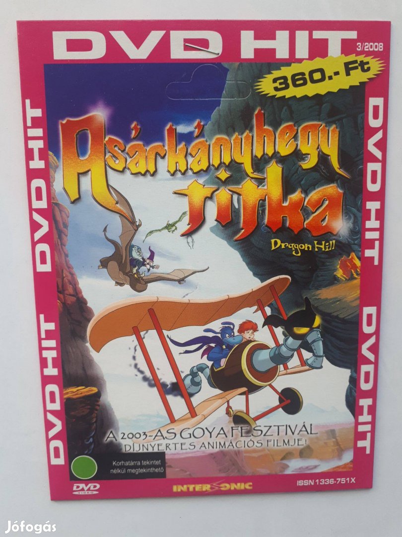 A sárkányhegy titka - papírtokos DVD (posta 255 Ft)