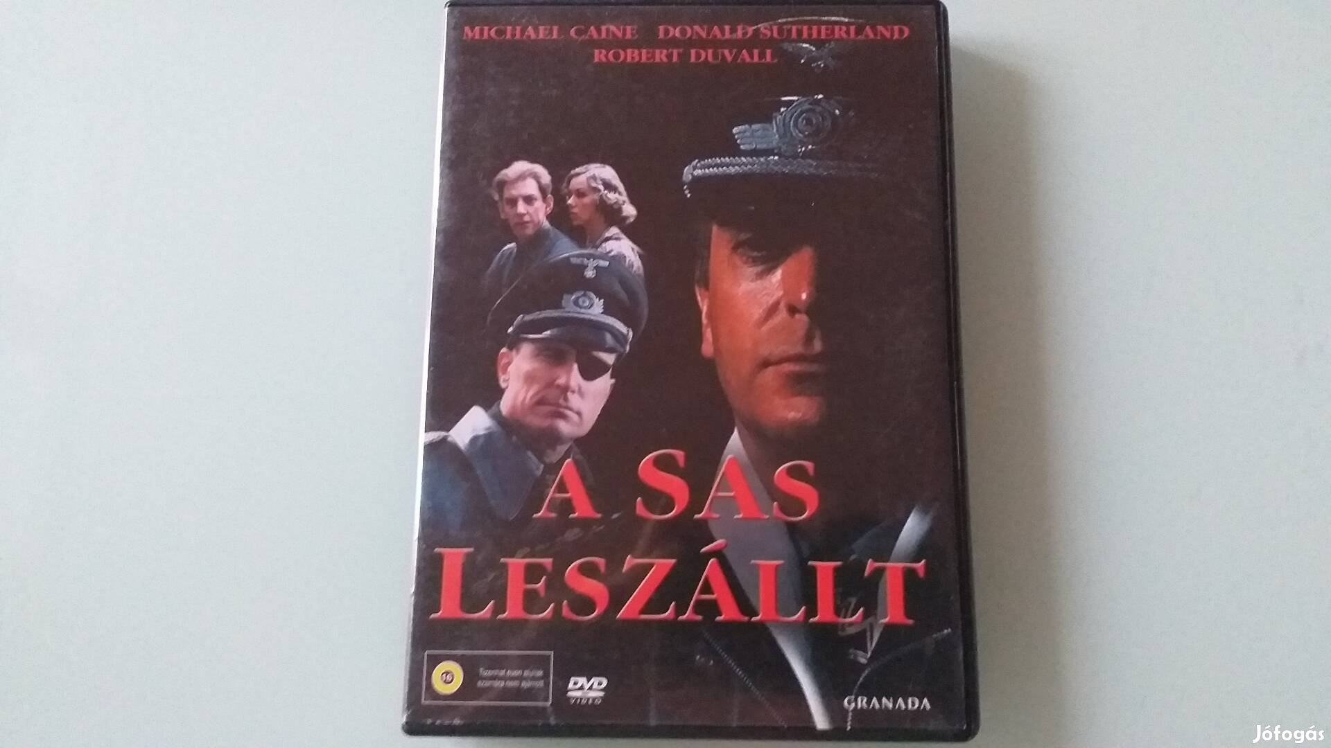 A sas leszállt háborús DVD -Michael Caine