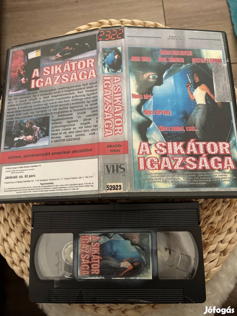 A sikátor igazsága vhs