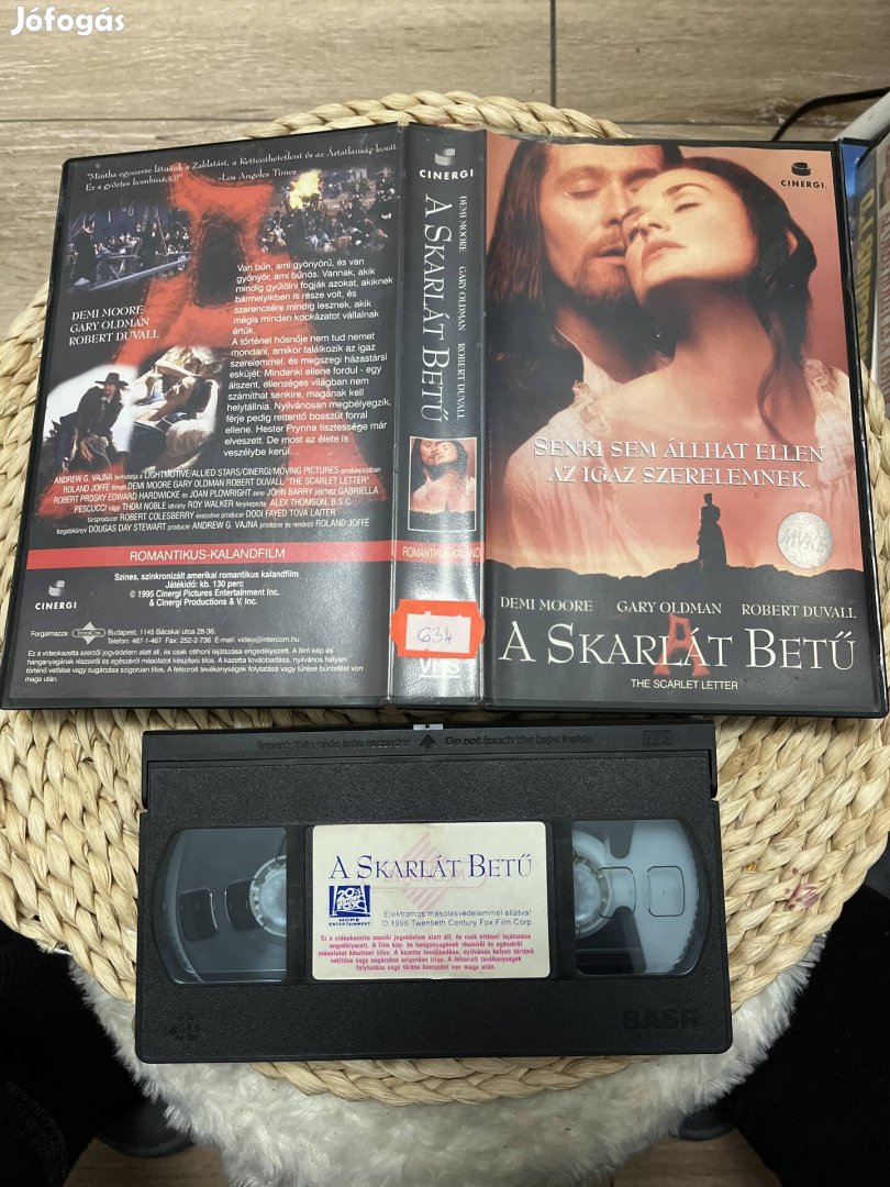 A skarlát betű vhs