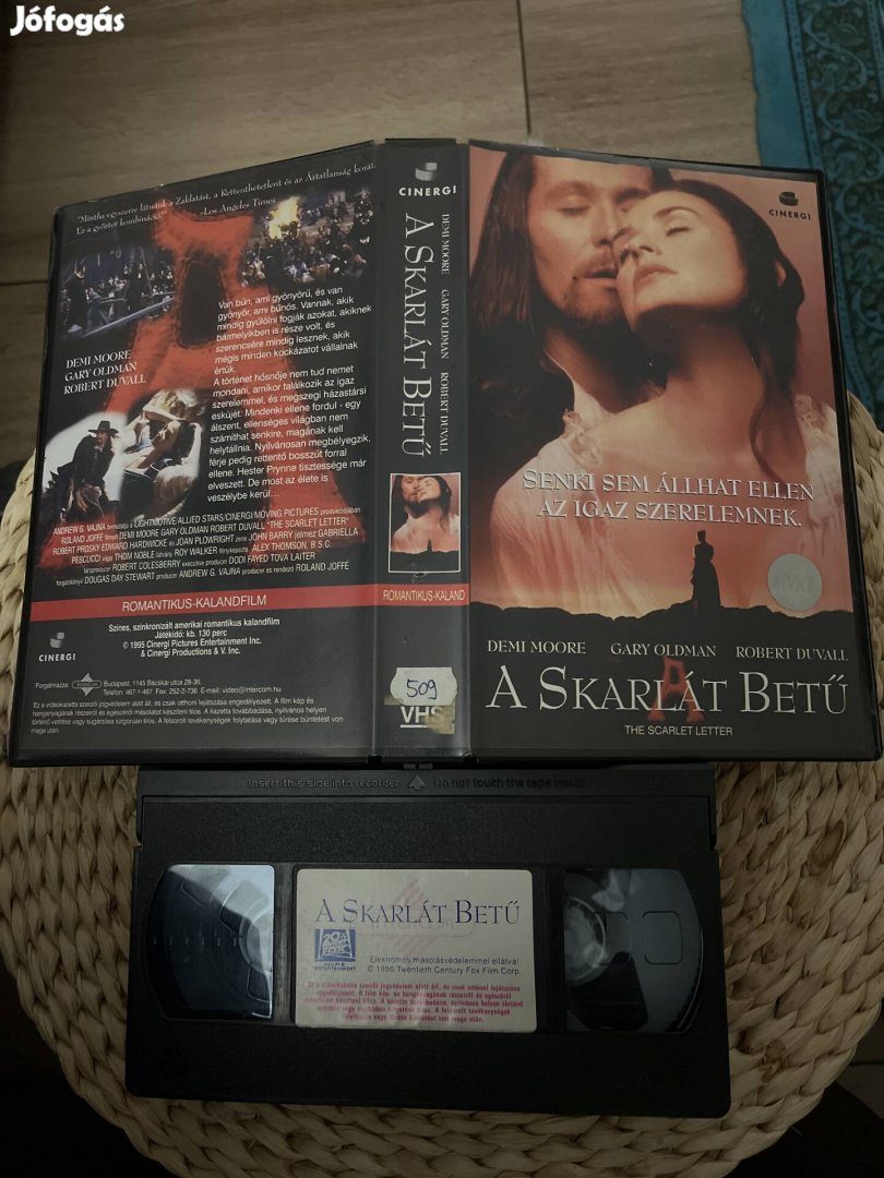 A skarlát betű vhs film