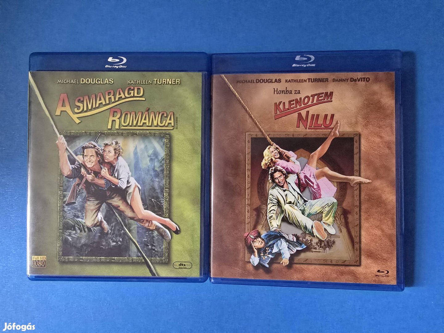A smaragd románca és A Nílus gyöngye blu-ray