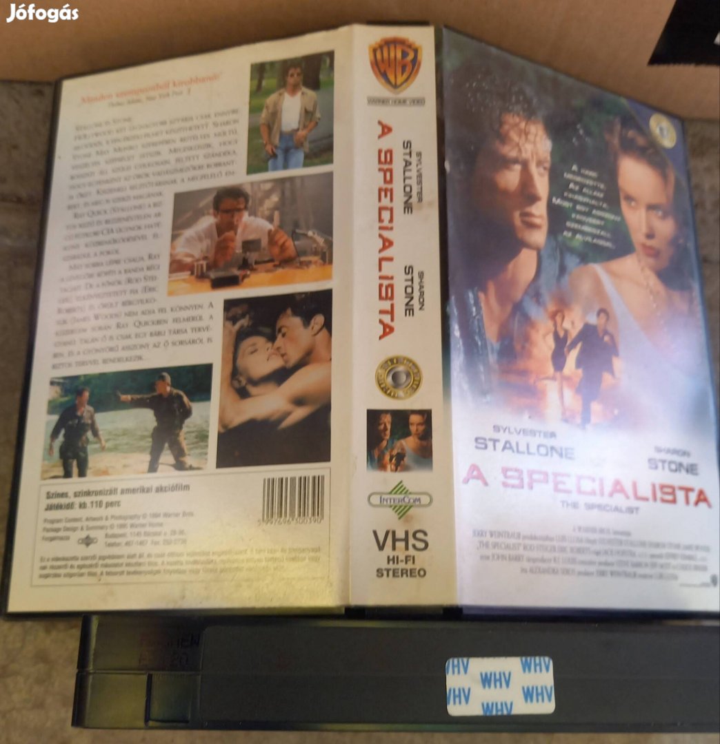 A specialista - krimi vhs - Sylvester Stallone