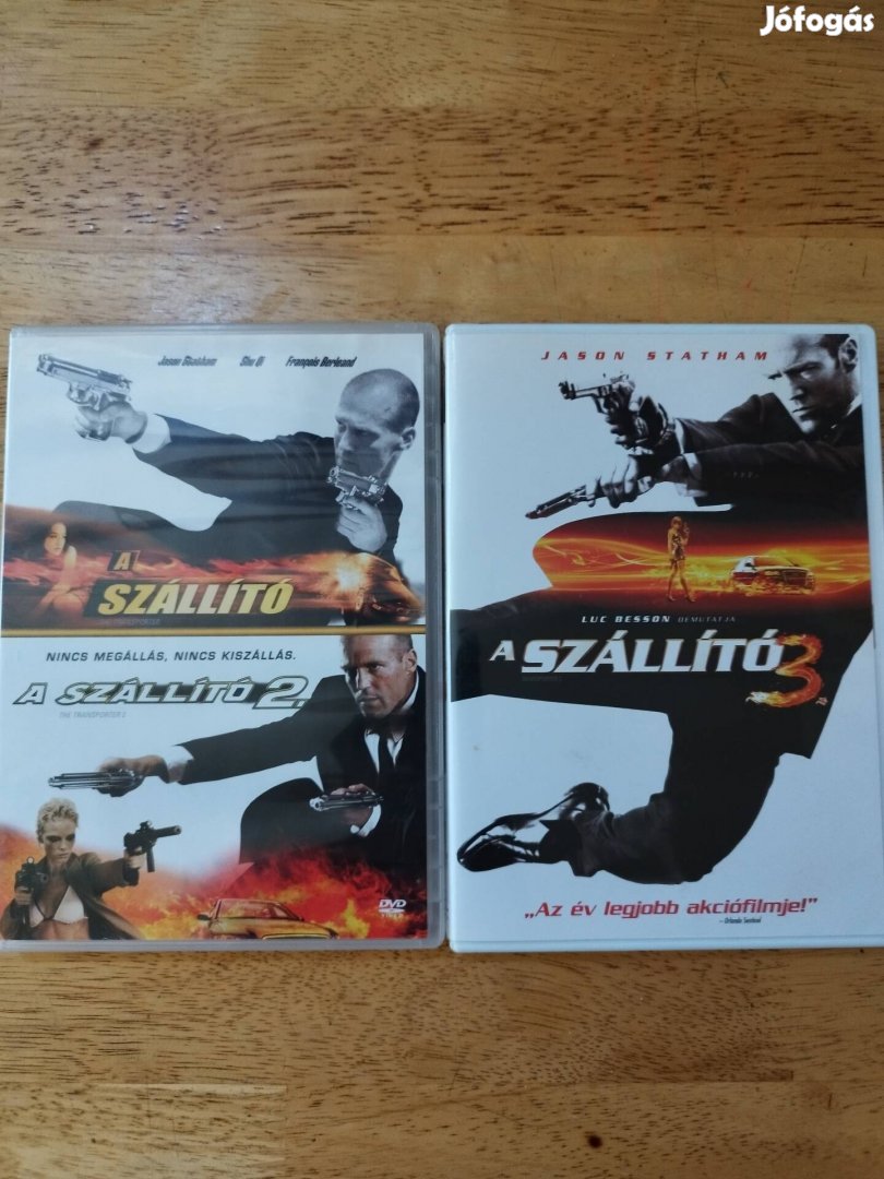 A szállító 1-2-3 dvd Jason Statham 