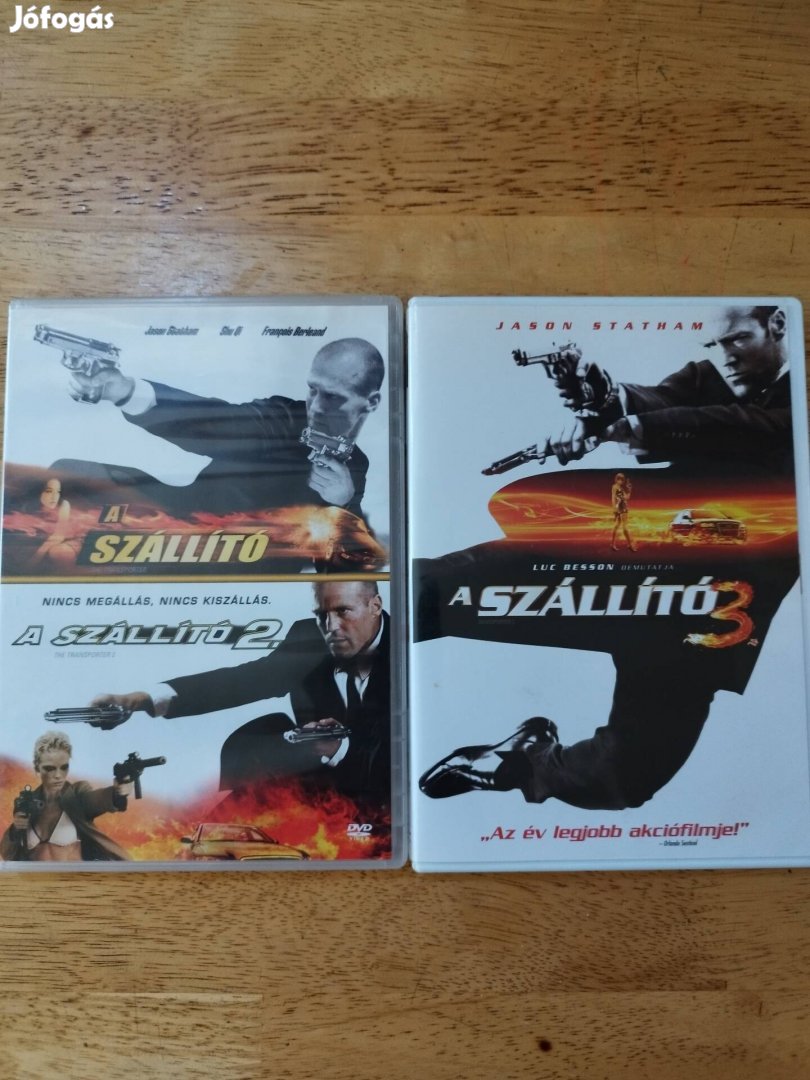 A szállító 1-2-3 dvd Jason Statham 
