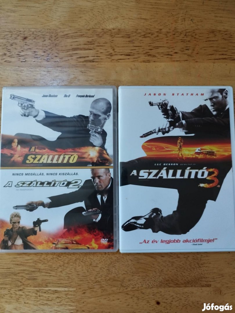 A szállító 1-2-3 újszerű dvd Jason Statham