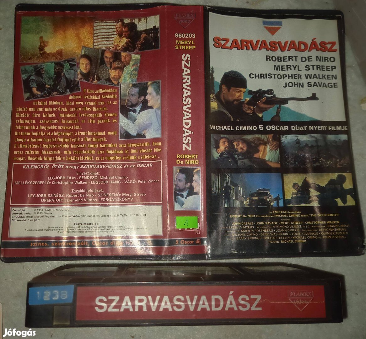 A szarvasvadasz - háborús VHS - Robert de Niro