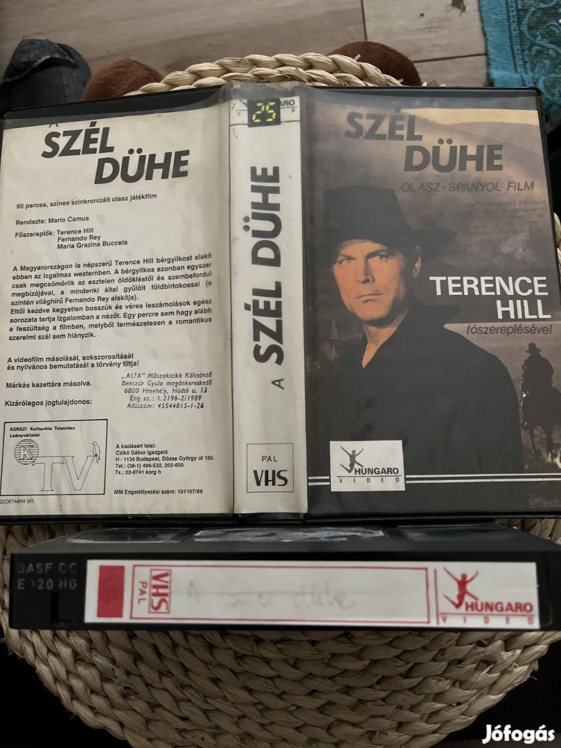 A szél dühe vhs