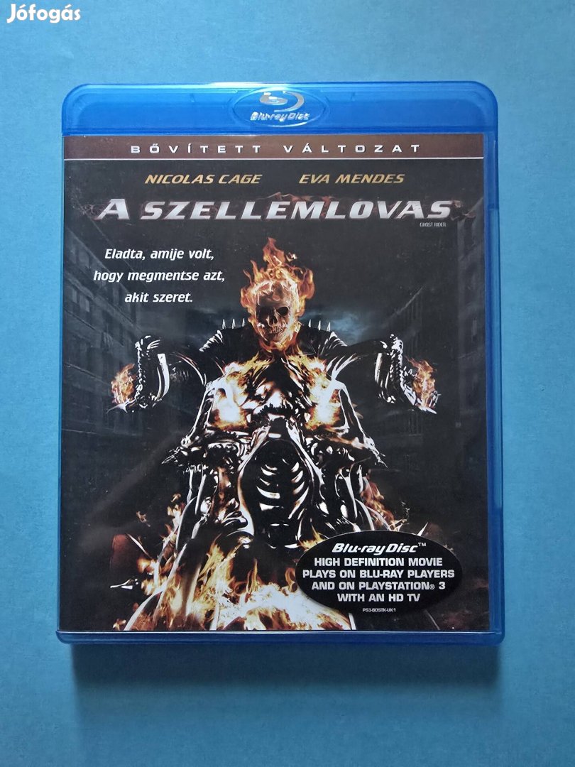 A szellemlovas blu-ray