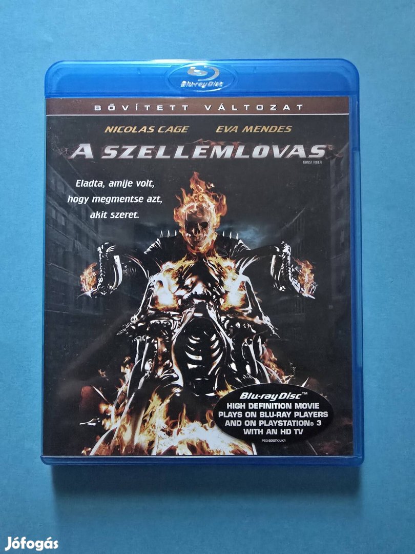 A szellemlovas blu-ray