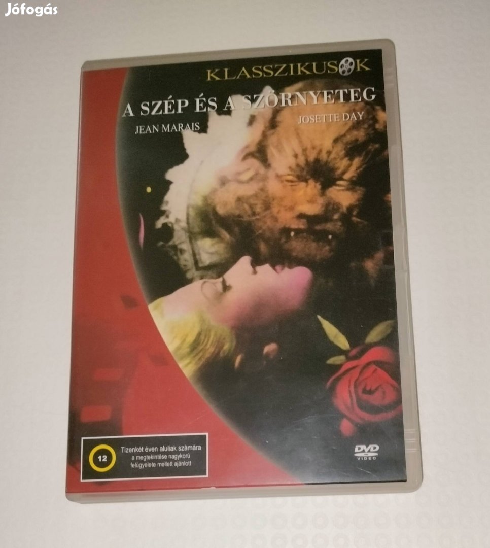 A szép és a szörnyeteg dvd klasszikus Jean Marais, Josette Day