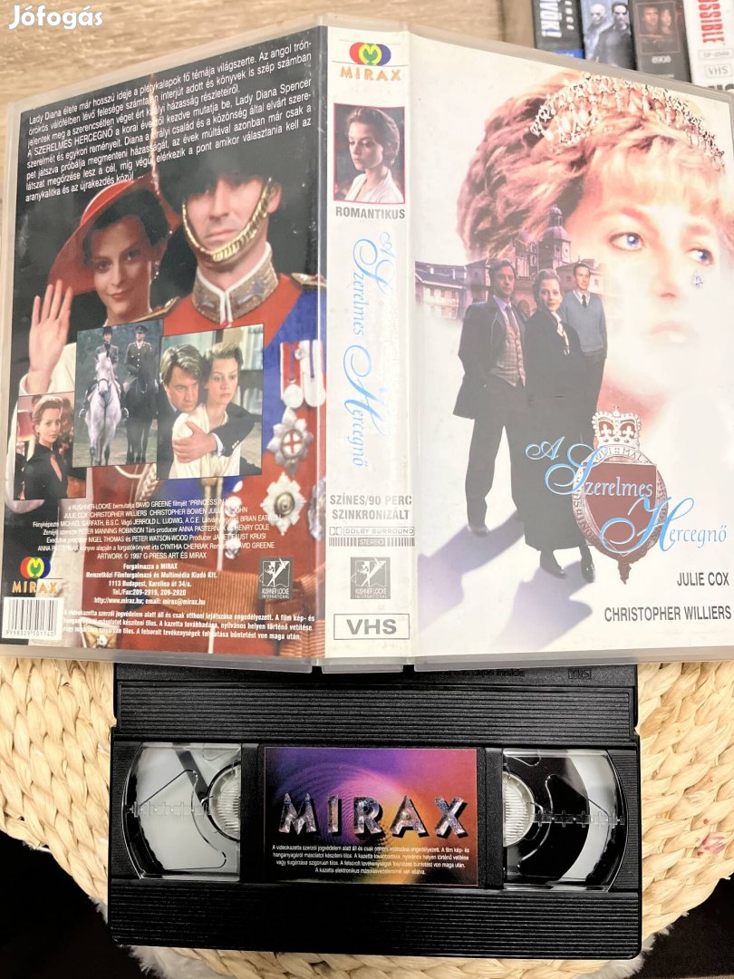 A szerelmes hercegnő vhs