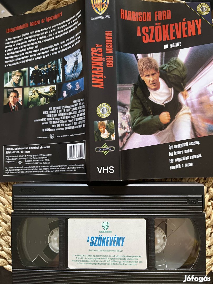 A szökevény vhs