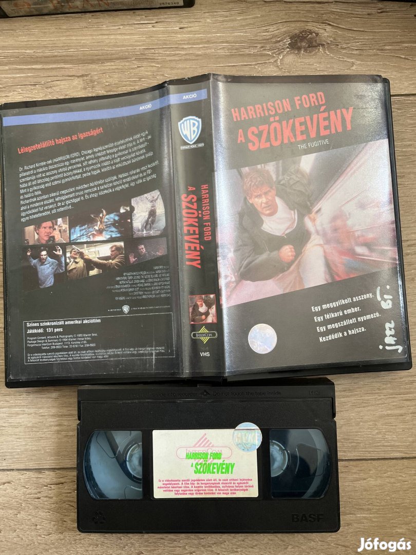 A szökevény vhs 