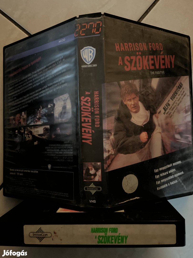 A szökevény vhs 