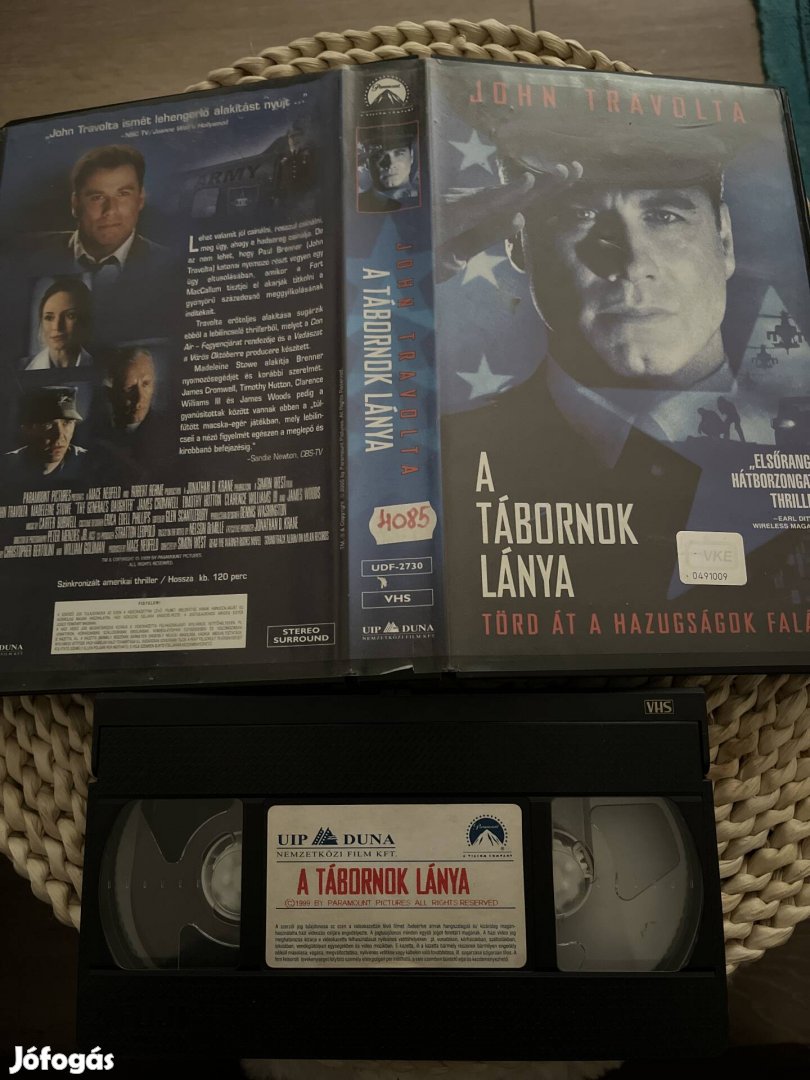 A tábornok lánya vhs