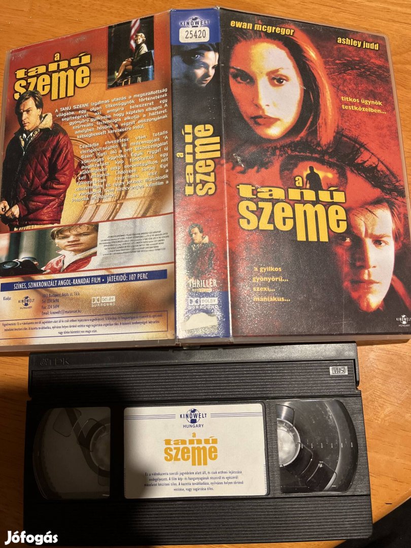 A tanú szeme vhs 