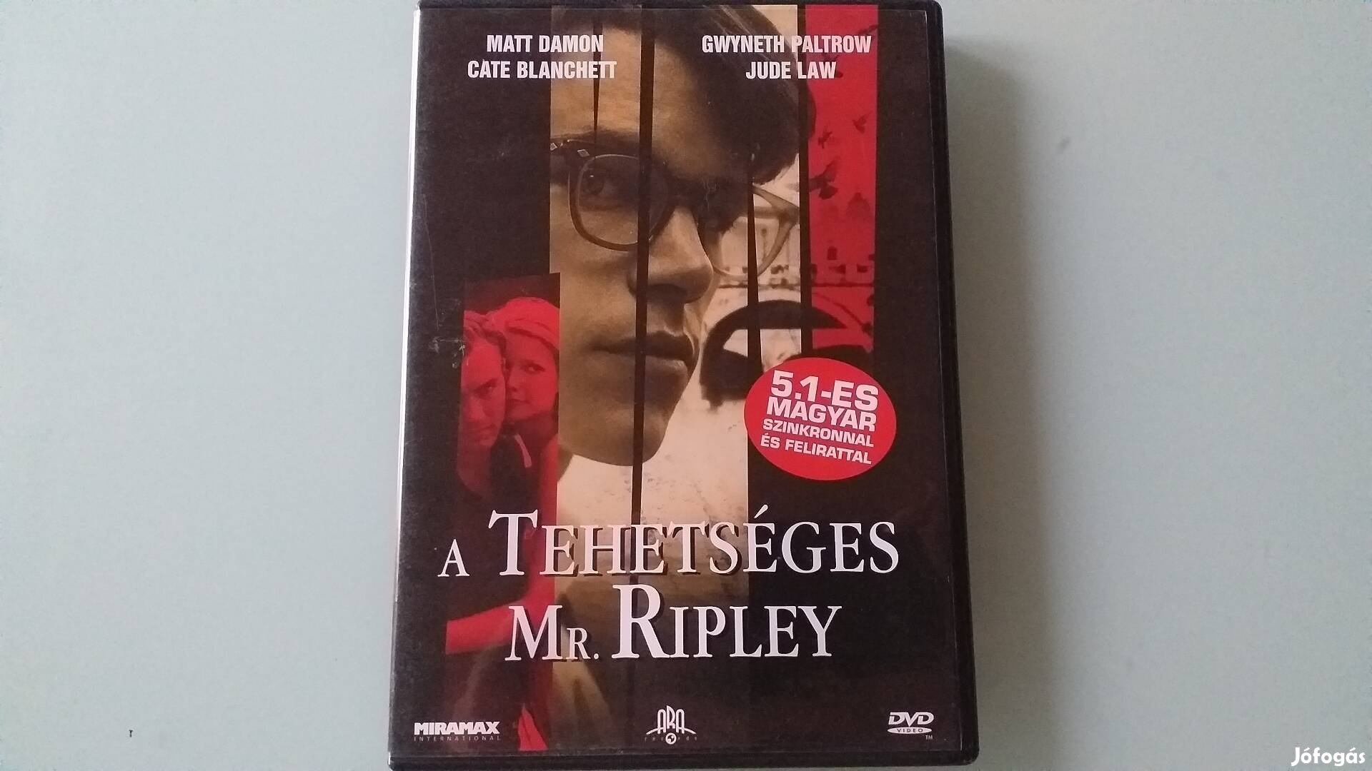 A tehetséges Mr Ripkey krimi DVD-Matt Damon