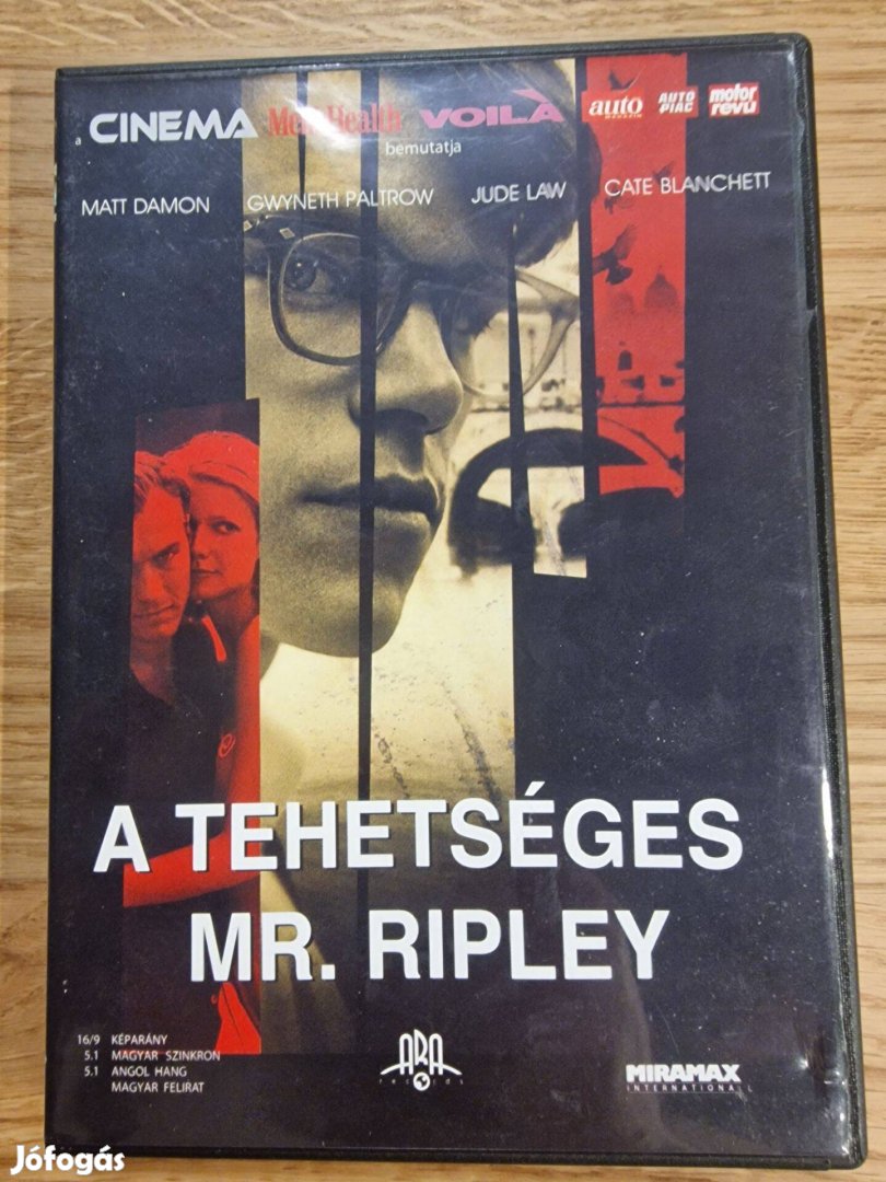 A tehetséges Mr. Ripley DVD