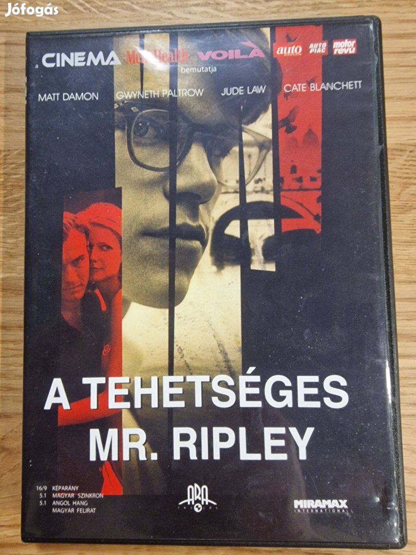 A tehetséges Mr. Ripley DVD