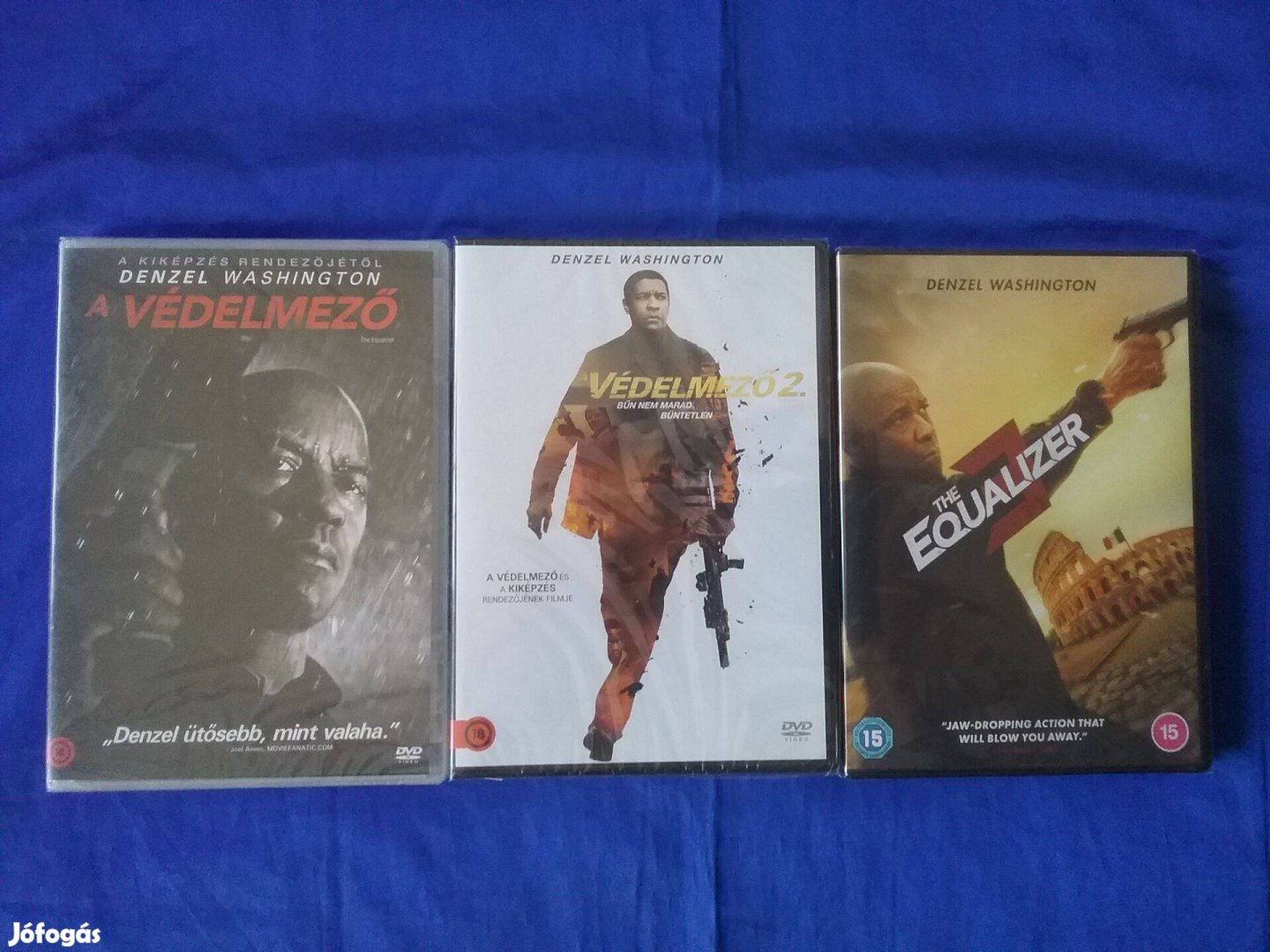 A teljes 3 részes A Védelmező sorozat dvd-n. + ajándék. Új