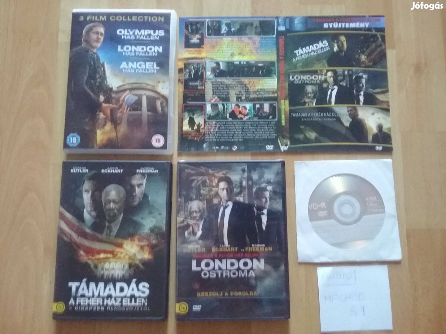 A teljes 3 részes Támadás a Fehér-Ház ellen dvd-n
