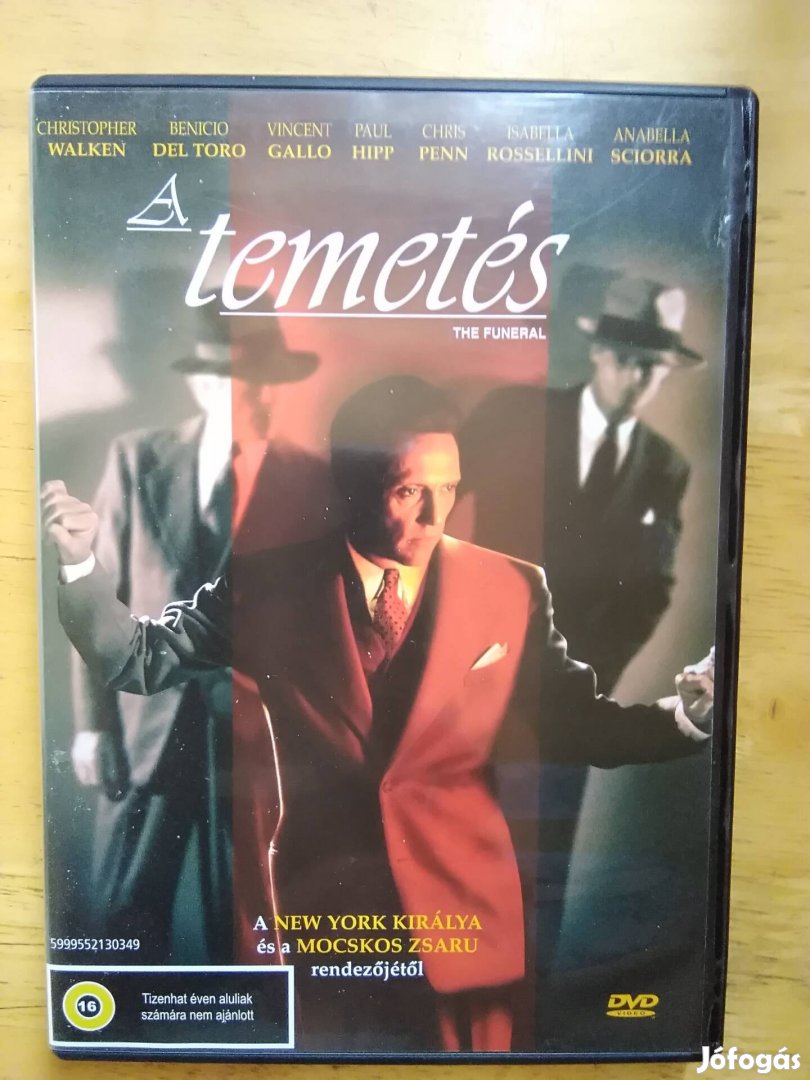 A temetés újszerű dvd Christopher Walken 