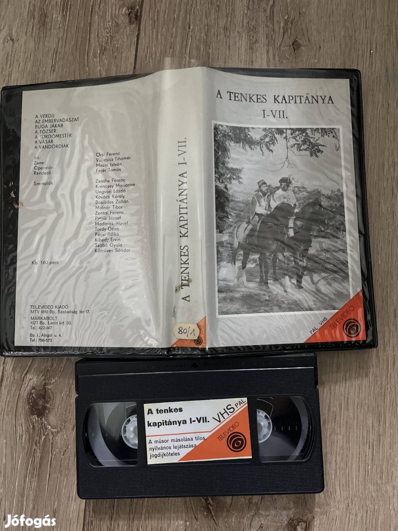 A tenkes kapitánya 1-7 vhs 