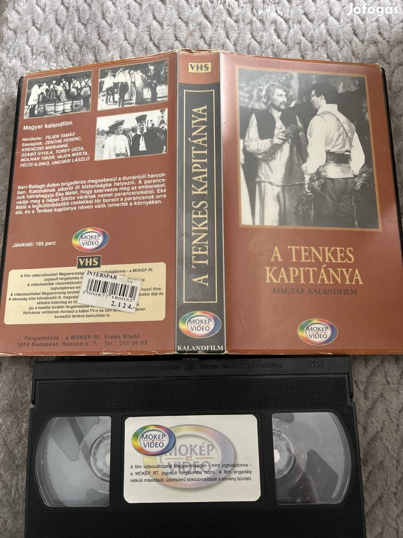 A tenkes kapitánya vhs kistok kaland magyar