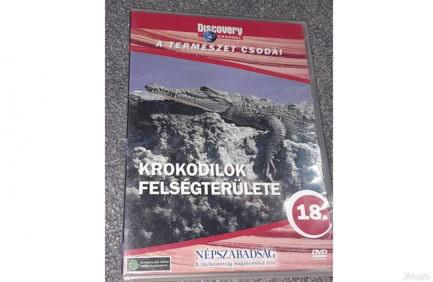 A természet csodái 18. - Krokodilok felségterülete DVD Új, fóliás