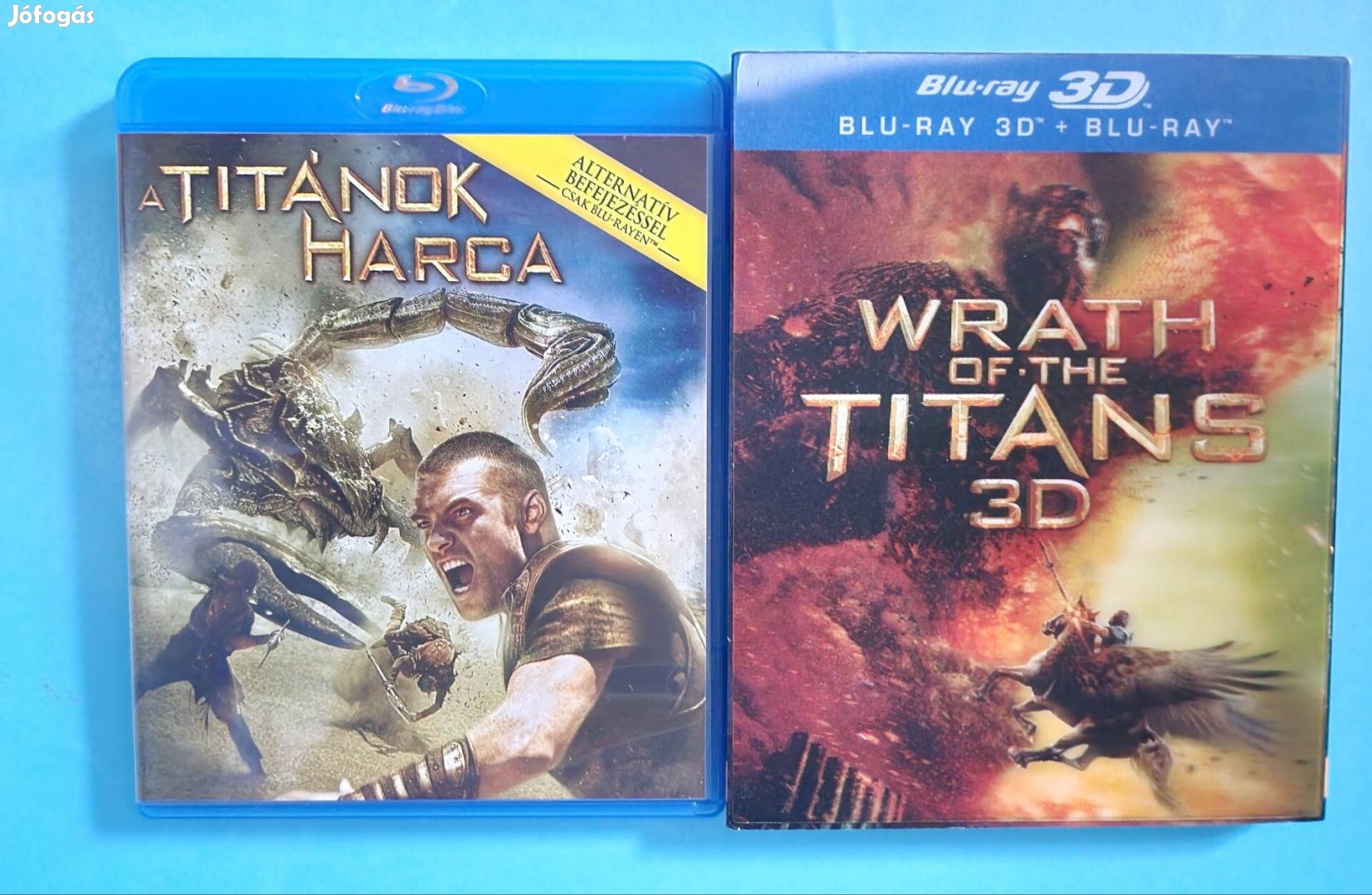 A titánok harca és haragja 3d és 2d blu-ray